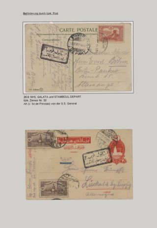 POLNÍ POŠTA NĚMECKÉ VÁLEČNÉ MISE V TURECKU 1914-1918 – list 35