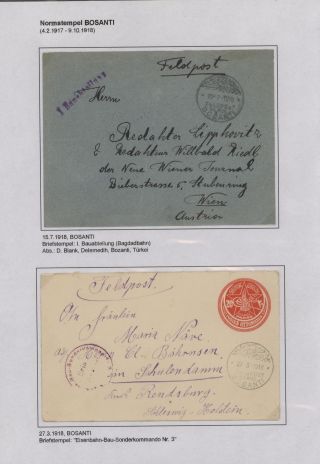 POLNÍ POŠTA NĚMECKÉ VÁLEČNÉ MISE V TURECKU 1914-1918 – list 43