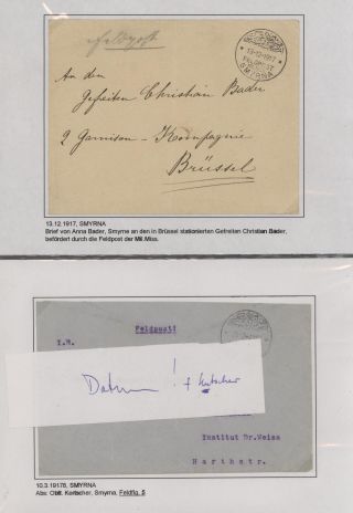 POLNÍ POŠTA NĚMECKÉ VÁLEČNÉ MISE V TURECKU 1914-1918 – list 45