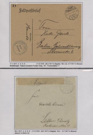 POLNÍ POŠTA NĚMECKÉ VÁLEČNÉ MISE V TURECKU 1914-1918 – list 46