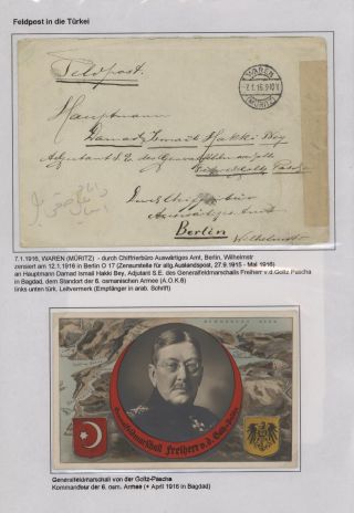 POLNÍ POŠTA NĚMECKÉ VÁLEČNÉ MISE V TURECKU 1914-1918 – list 47