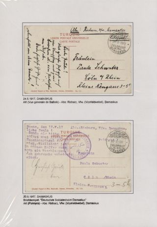POLNÍ POŠTA NĚMECKÉ VÁLEČNÉ MISE V TURECKU 1914-1918 – list 52