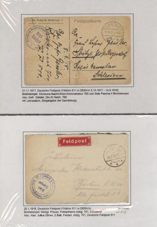 FIELD POST OF THE GERMAN MILITARY MISSION IN TURKEY 1914-1918 – sheet 69