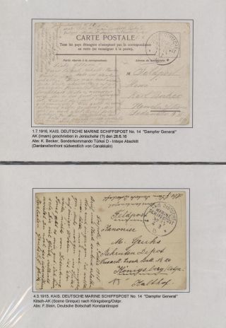 POLNÍ POŠTA NĚMECKÉ VÁLEČNÉ MISE V TURECKU 1914-1918 – list 87
