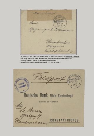 POLNÍ POŠTA NĚMECKÉ VÁLEČNÉ MISE V TURECKU 1914-1918 – list 92