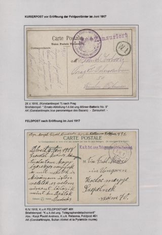 POLNÍ POŠTA NĚMECKÉ VÁLEČNÉ MISE V TURECKU 1914-1918 – list 105