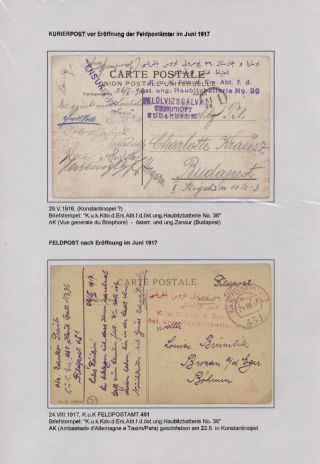 POLNÍ POŠTA NĚMECKÉ VÁLEČNÉ MISE V TURECKU 1914-1918 – list 107