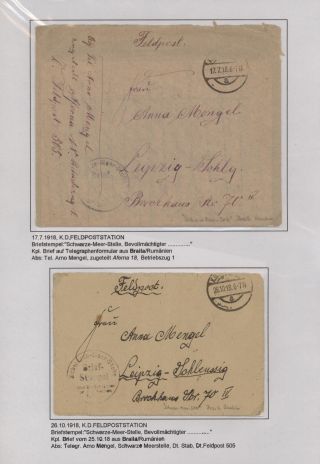 FIELD POST OF THE GERMAN MILITARY MISSION IN TURKEY 1914-1918 – sheet 114