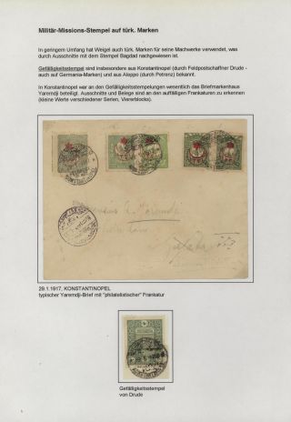 FIELD POST OF THE GERMAN MILITARY MISSION IN TURKEY 1914-1918 – sheet 118