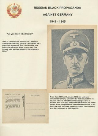 RUSSIAN BLACK PROPAGANDA (AGAINST GERMANY AND FINLAND) – sheet 7