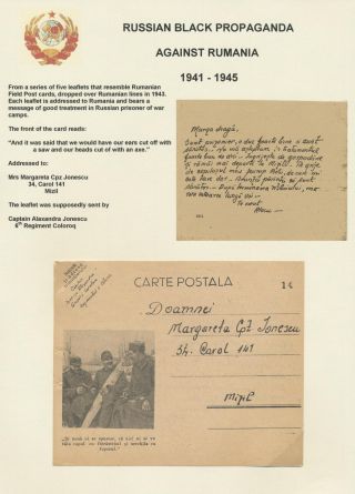RUSSIAN BLACK PROPAGANDA (AGAINST GERMANY AND FINLAND) – sheet 50