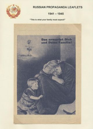 RUSSIAN BLACK PROPAGANDA (AGAINST GERMANY AND FINLAND) – sheet 54