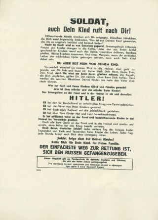 RUSSIAN BLACK PROPAGANDA (AGAINST GERMANY AND FINLAND) – sheet 58