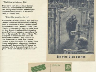 RUSSIAN BLACK PROPAGANDA (AGAINST GERMANY AND FINLAND)