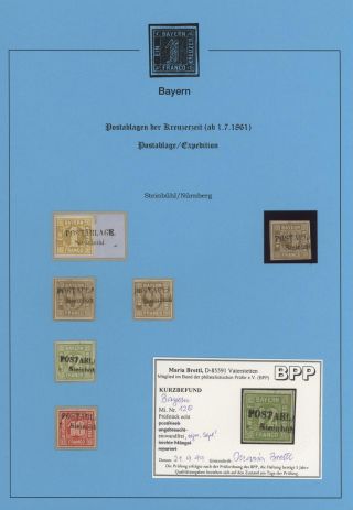BAVORSKO - POŠTOVNY KREJCAROVÉHO OBDOBÍ (od 1. 7. 1861) – list 75