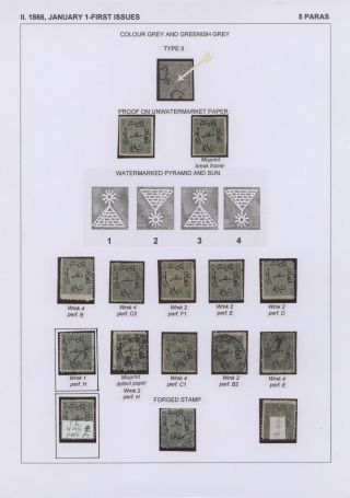 EGYPT - FIRST ISSUES 1866-1879 – sheet 7