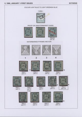 EGYPT - FIRST ISSUES 1866-1879 – sheet 11