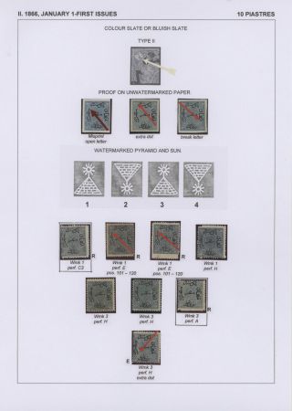 EGYPT - FIRST ISSUES 1866-1879 – sheet 27