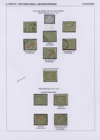 EGYPT - FIRST ISSUES 1866-1879 – sheet 63