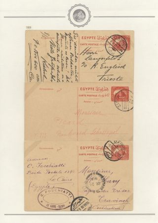 EGYPT - CELINY 1869 až cca 1970 – list 26