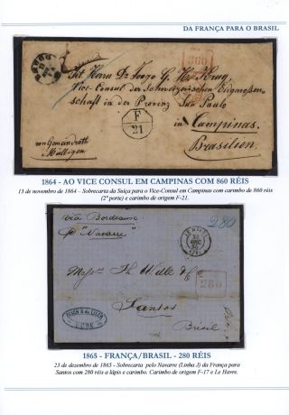 POŠTOVNÍ SPOJENÍ Z FRANCIE DO BRAZÍLIE 1857-1898 – list 4