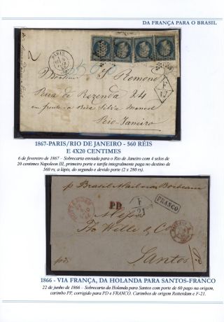 POŠTOVNÍ SPOJENÍ Z FRANCIE DO BRAZÍLIE 1857-1898 – list 5