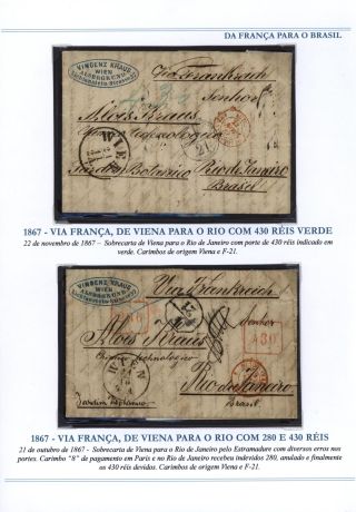 POŠTOVNÍ SPOJENÍ Z FRANCIE DO BRAZÍLIE 1857-1898 – list 6