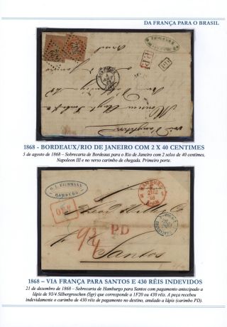 POŠTOVNÍ SPOJENÍ Z FRANCIE DO BRAZÍLIE 1857-1898 – list 8