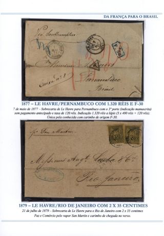 POŠTOVNÍ SPOJENÍ Z FRANCIE DO BRAZÍLIE 1857-1898 – list 11