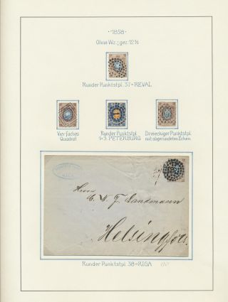 LETTLAND - POSTSTEMPELN WÄHREND KAISERLICHEN RUSSISCHEN PERIODE (1837-1917) – Blatt 10