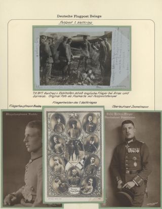 GERMAN AIR MAIL IN WWI and WWII – sheet 1
