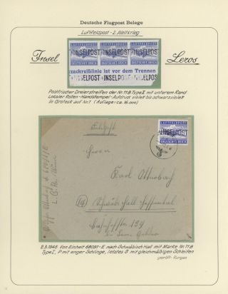 GERMAN AIR MAIL IN WWI and WWII – sheet 10