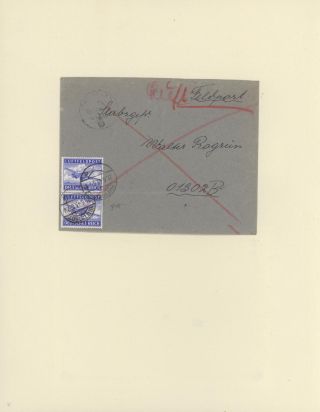 GERMAN AIR MAIL IN WWI and WWII – sheet 14
