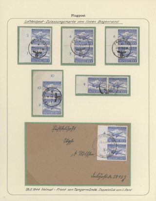 GERMAN AIR MAIL IN WWI and WWII – sheet 32