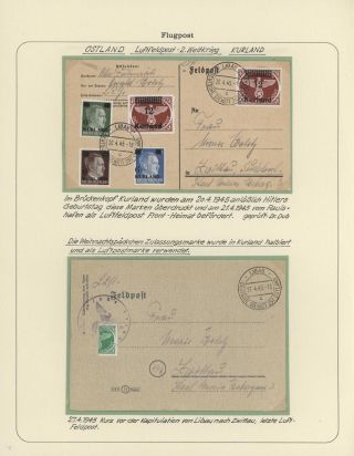 GERMAN AIR MAIL IN WWI and WWII – sheet 41
