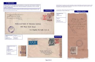 USAGES OF THE INDIA 1948 GANDHI ISSUE – sheet 7