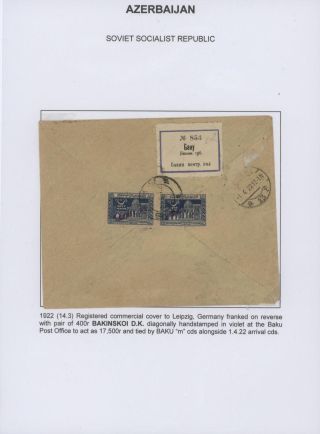 ÁZERBÁJDŽÁN (1918-1923) – list 36