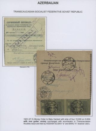 ASERBAIDSCHAN (1918-1923) – Blatt 58