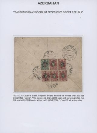 ASERBAIDSCHAN (1918-1923) – Blatt 65