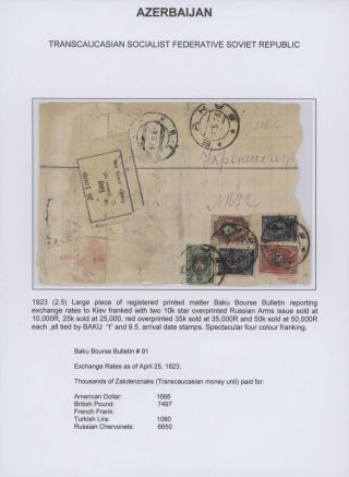 ASERBAIDSCHAN (1918-1923) – Blatt 66