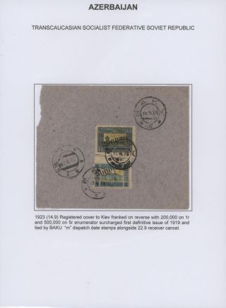 ASERBAIDSCHAN (1918-1923) – Blatt 77