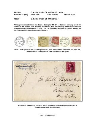 THE WEST OF WINNIPEG RPO HAMMERS – sheet 13