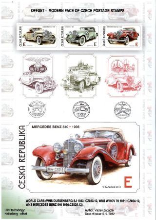 TSCHECHISCHE REPUBLIK: BRIEFMARKEN 2012-2014 – Blatt 21