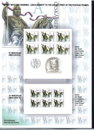 TSCHECHISCHE REPUBLIK: BRIEFMARKEN 2012-2014 – Blatt 23