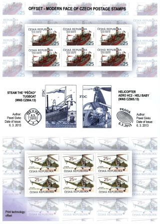TSCHECHISCHE REPUBLIK: BRIEFMARKEN 2012-2014 – Blatt 24