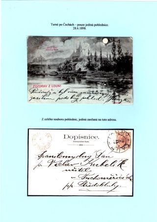 JAN KUBELIK (1880-1940) - PICTURE POSTCARDS, CORRESPONDENCE – sheet 3