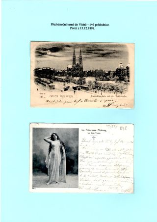 JAN KUBELIK (1880-1940) - PICTURE POSTCARDS, CORRESPONDENCE – sheet 4