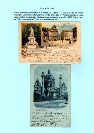 JAN KUBELIK (1880-1940) - PICTURE POSTCARDS, CORRESPONDENCE – sheet 5
