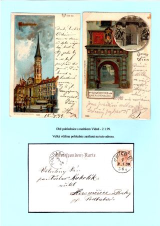 JAN KUBELIK (1880-1940) - PICTURE POSTCARDS, CORRESPONDENCE – sheet 6