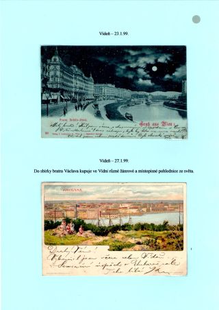 JAN KUBELIK (1880-1940) - PICTURE POSTCARDS, CORRESPONDENCE – sheet 7